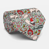 それはメリーなパグのクリスマスパターンです ネクタイ (ロール)