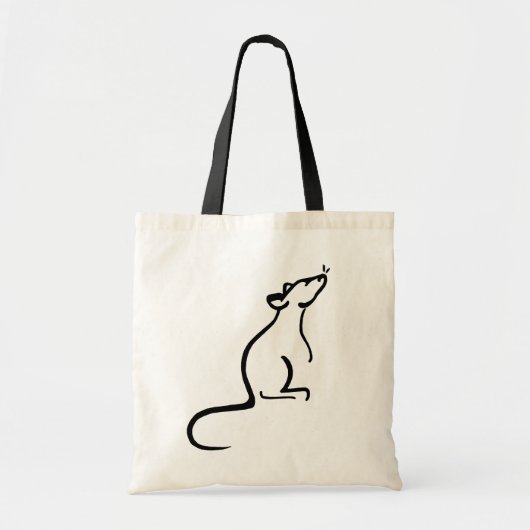 それはラットの世界のロゴのバッグです トートバッグ (正面)