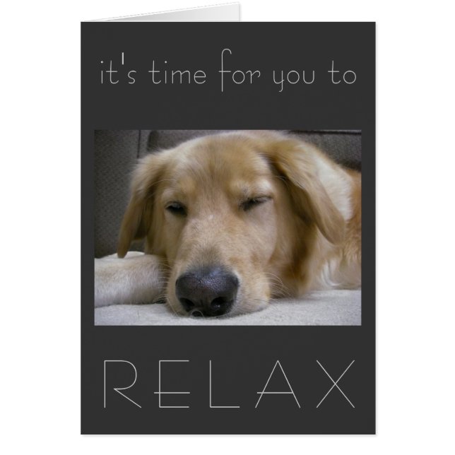 それはリラックスするあなたの時間です (正面)