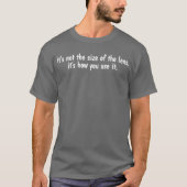 それはレンズのサイズではないです。 Tシャツ (正面)