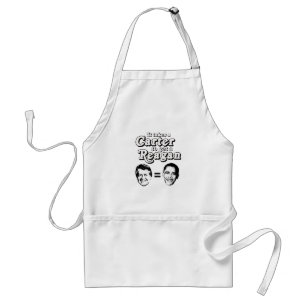 それはレーガンのTシャツを得るためにカーターを取ります スタンダードエプロン