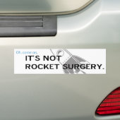 それはロケットのsugeryではないです バンパーステッカー (車上)