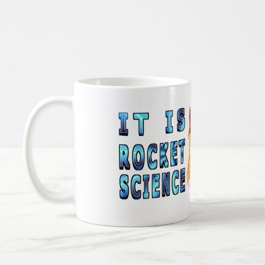 それはロケット科学です コーヒーマグカップ (左)