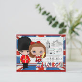 それはロンドンの事の郵便はがきです ポストカード (スタンド正面)