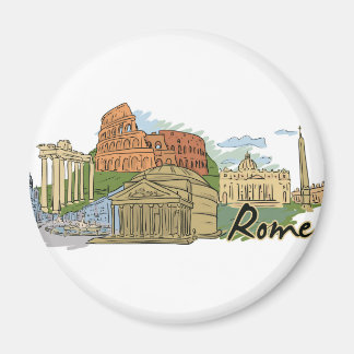 それは一日で建てられなかった(ローマ) マグネット