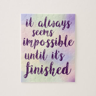 それは不可能な常にようです ジグソーパズル