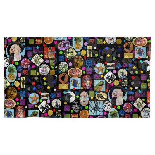 それは不機嫌、不機嫌、不機嫌の世界のピラロケース、キングサイズ 枕カバー (正面)