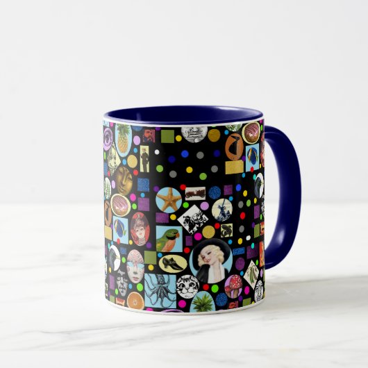 それは不機嫌、不機嫌、気違いの世界のコンボのマグです マグカップ (正面右)