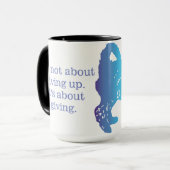 "それは与えることについてありません。 それは与えることについてあります。" マグカップ (正面左)