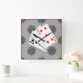 それは人事の時計です スクエア壁時計 (ホーム)