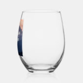 それは人生の母祝の本質を捉える ステムなしワイングラス (左)