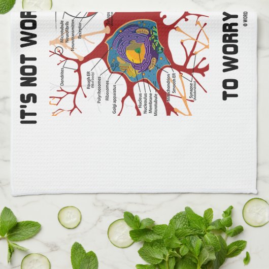 それは今心配するシナプスの価値がありません キッチンタオル (折り畳み)