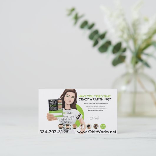 それは今目覚めます名刺のwakeupnowカードを働きます 名刺 (スタンド正面)