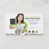 それは今目覚めます名刺のwakeupnowカードを働きます 名刺 (正面)