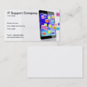 それは会社の名刺を支えます 名刺 (正面/裏面)