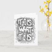 それは何であるか、ワードアート、単にカード カード (黄色い花)