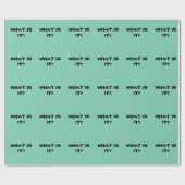 それは何ですか。 ラッピングペーパー (フラット)