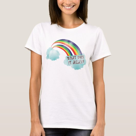 それは何を意味しますか。か。 Tシャツ (正面)