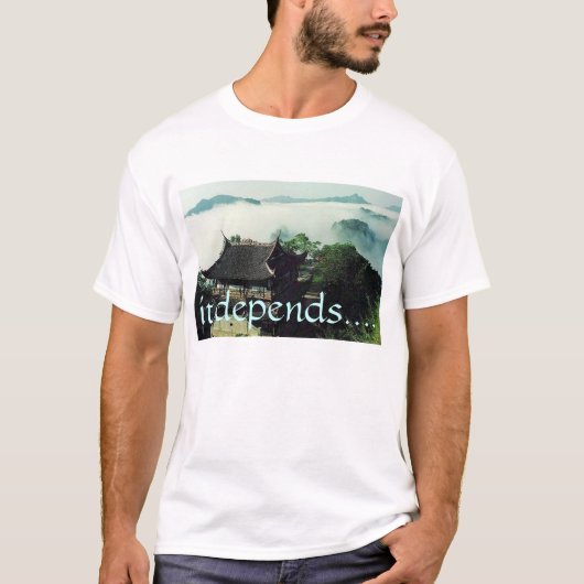 それは依存します Tシャツ (正面)