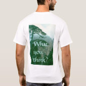 それは依存します Tシャツ (裏面)