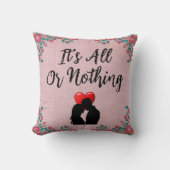 それは全てであるか何でもない装飾用クッション クッション (正面)