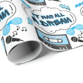 それは全てドリームヒップホップ誕生日またはベビーシャワー ラッピングペーパー (ロールコーナー)