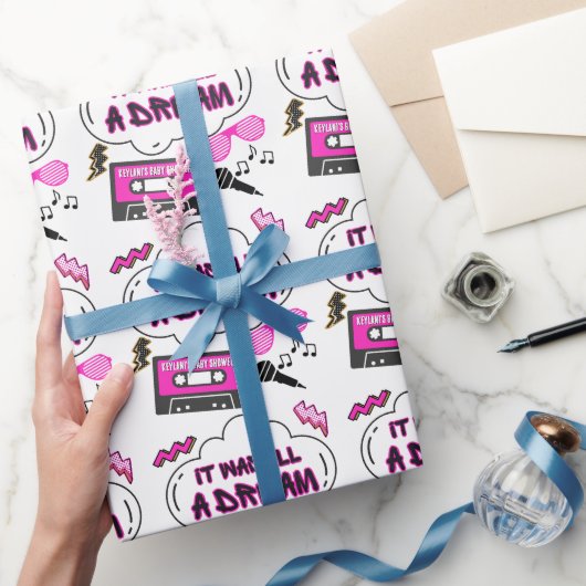 それは全てドリームヒップホップ誕生日またはベビーシャワー ラッピングペーパー (ギフト)