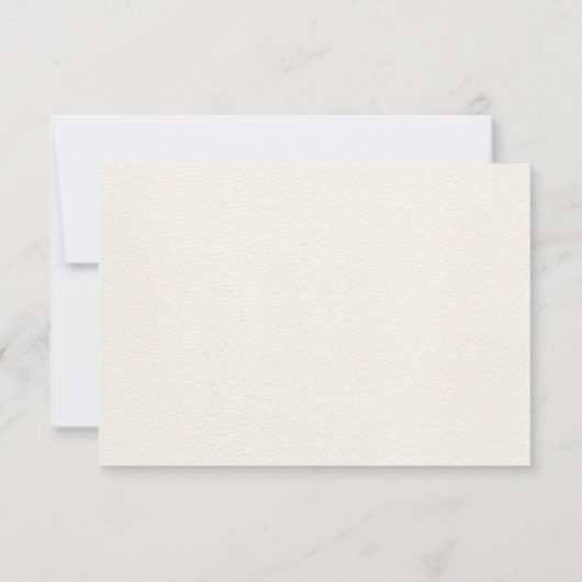 それは全て正しいミニマル主義の肯定カードである 招待状 (裏面)