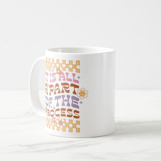 それは全て過程の一部である コーヒーマグカップ (正面左)