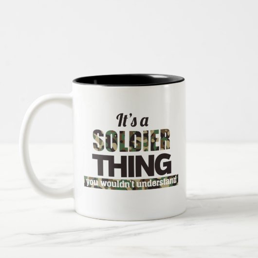 それは兵士の事だ、君には分からないよ ツートーンマグカップ (左)