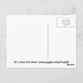 それは冷たいここに郵便はがきです ポストカード (裏面)