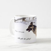 それは冷たい外側です コーヒーマグカップ (正面左)