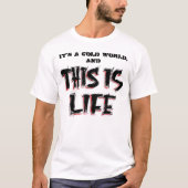 それは冷たいTシャツ…です Tシャツ (正面)