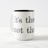 それは劇場のない劇場の先生のマグです ツートーンマグカップ (正面左)