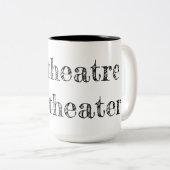 それは劇場のない劇場の先生のマグです ツートーンマグカップ (正面右)
