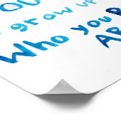 それは勇気を取るe. e. cummingsアートポスタープリント ポスター (角)