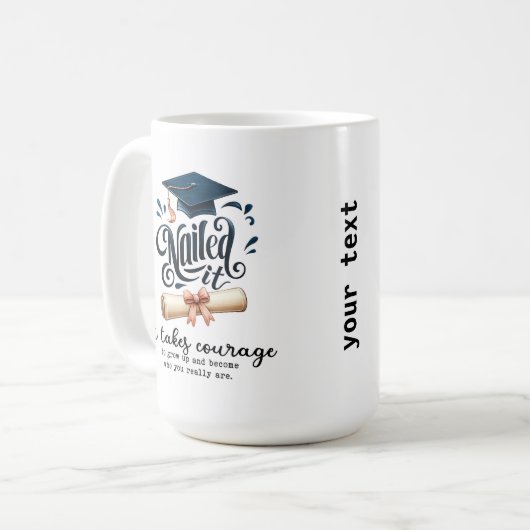 それは勇気を要する コーヒーマグカップ (正面左)