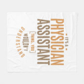 それは医師の助手である フリースブランケット (正面(横))