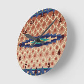 それは南西の時間です- ラウンド壁時計 (傾斜)