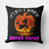 それは単なる束のホカスポカスパンプキンハロウィーンだ クッション (正面)