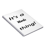 それは単語の事です! ノートブック (右側)