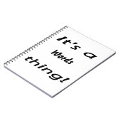 それは単語の事です! ノートブック (左側)