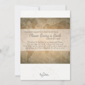 それは双生児です! ベビーシャワーの招待状 招待状 (裏面)