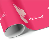 それは双生児のばら色の足跡の包装紙です ラッピングペーパー (ロールコーナー)