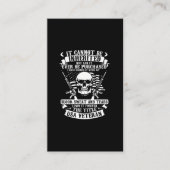 それは受け継がれない、買い取ることは絶対にできない 名刺 (正面)