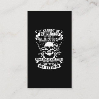 それは受け継がれない、買い取ることは絶対にできない 名刺