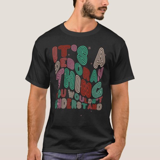 それは君が理解できないデボラレトロ Tシャツ (正面)