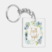 それは善い – 信仰によって歩くのではなく、見て歩くのだ キーホルダー (正面左)