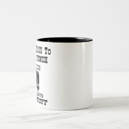 それは喉の穿孔器に$0に誰かを要し、私はFreを愛します ツートーンマグカップ (中央)