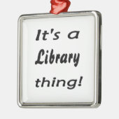 それは図書館の事です! メタルオーナメント (左)